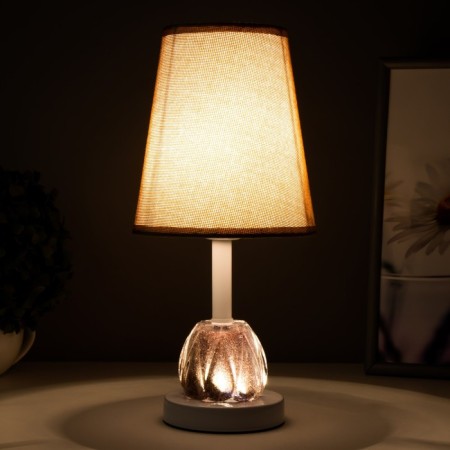 Hilton table lamp E27 40W white-chocolate 15x15x32 cm Risalux-2