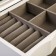 Casket wood for jewelry "Rose" white 12.5x16x25.5 cm