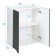 Hinged cabinet 600 Helga, 600x300x720, white/olive software MDF