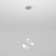 Suspended lamp Wonder, SMD, LED board, 18x18 cm
