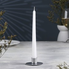 Circle Circle Circle for one candle, 7x3 cm, silver