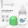 A bottle for feeding, a classic throat, 60 ml., From 3 months., Green color