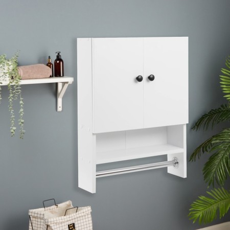 Bathroom cabinet, white, white, 48.6 x 65 x 15 cm-6