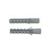 Dowel "Zubble", type "euro", spacer, polypropylene, 6x40 mm, 1000 pcs