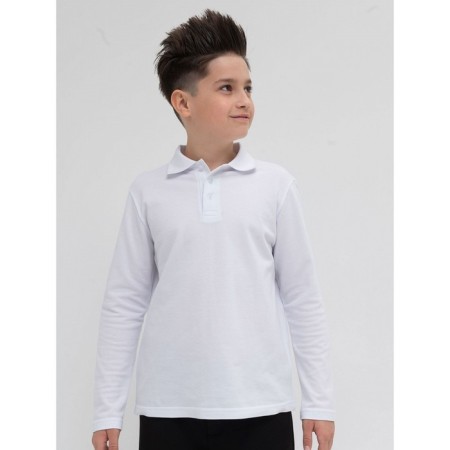 Jumper Pol for a boy Pelican, height 128 cm, white color