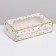 Folding box with a window for a marshmallow "Bright Star", 25 x 15 x 7 cm