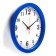 Watch Wall "Classics", Arabic numbers, blue rim, 28x28 cm