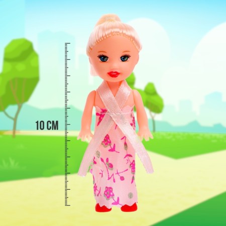 Mom and daughter doll with a stroller, mix-2