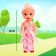 Mom and daughter doll with a stroller, mix