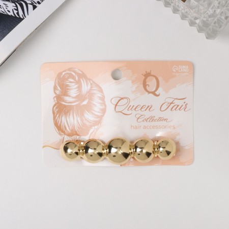 Halle hair clip of hair, 7 cm, gold-2