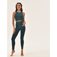 Легинсы женские с высокой посадкой Mirey Leggings High-Waist, размер 42-44, цвет изумруд