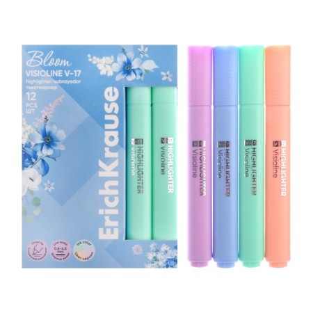 Builder Mark 4.5 mm Erichkrause Visioline V-17 Pastel Bloom, water-based ink, mix-8