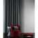 Non -combustible curtain "Ellipse", size 145 x 270 cm, black color