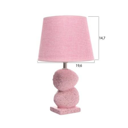 Table lamp "Nick" 1x40W E14 pink 20x20x34cm-6