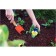 Sowing for weeding, length 30 cm, width 6 cm, wooden handle