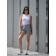 Women's shorts ise, size 46 cm, gray color