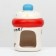House for rodents "bottle" ceramic, 9.2 x 9.2 x 13.5 cm
