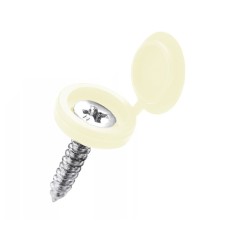 Decorative cap for screws, beige, set 100 pcs