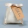 Gift bag made of cotton "with love", 10 x 12 cm +/- 1.5 cm