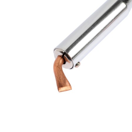 Tundra soldering iron, wooden handle, flat copper sting, 150 watts, 220 B-2