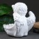 Figure - Climb "Angel with a jug" 23x23x27cm white