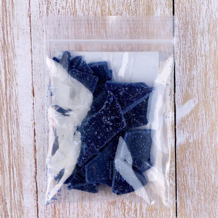 Dye based on soy wax for candles, 5 g, the color is gently blue-2