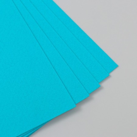 A set of felt 22x30 cm, 5 sheets, Korea, col. turquoise-2