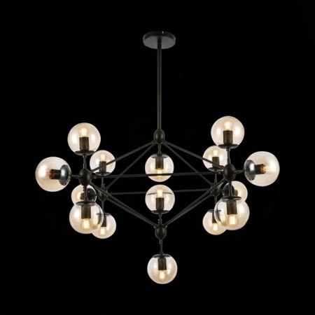 Ceiling EVOLUCE lamp. Sle154903-15. Lacotta. 15x40 watts, E27, 120x120x130 cm, black color-6
