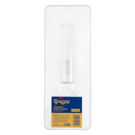 Tundra ironer, plastic, transparent, 110 g, 245 x 95 mm-5