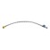 Flexible eyeliner for water zein, 1/2 ", tuzur nut, 60 cm, with a key for installation
