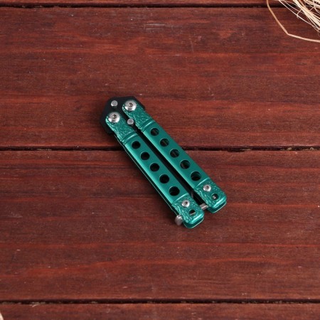 Knife Knock "Killer" 11cm, blade 40mm/1.1 mm, green-3