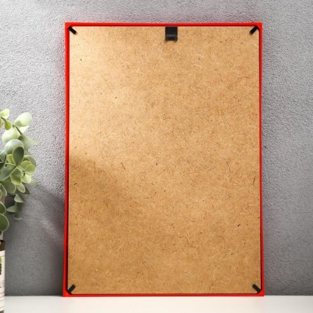 Photo frame plastic L-3 21x30 cm, red-7