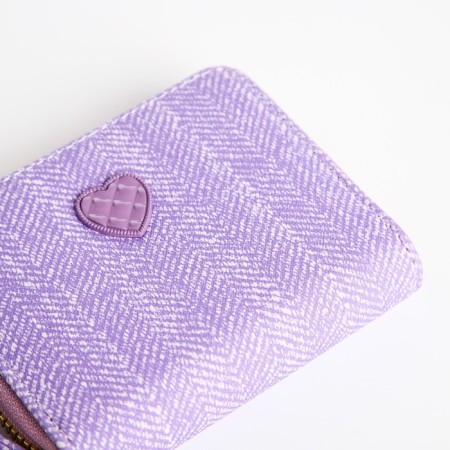 Children's wallet with lightning, lilac color-2