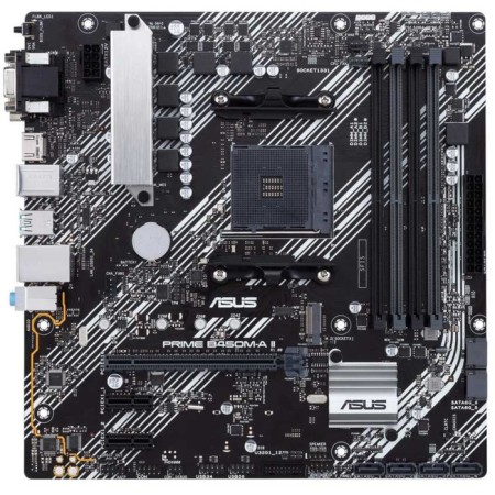 The ASUS Prime B450M-A II, AM4, B450, 4XDDR4, VGA, DVI, HDMI, MATX