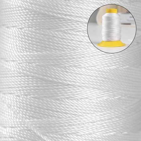 Shoe threads, 1000d/3, 183 m, white color-1