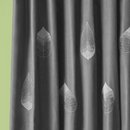 Set of curtains "Alice", size 2x145x270 cm, dark gray color-1