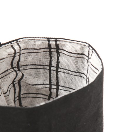 Tekstil. Ethel basket "Home", cell, 10x12 cm, 50%HL, 50%p/e-1