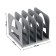 Top for magazines and papers (sorter) Istanm, team, 4 departments, gray