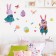 Stick plastic interior color "rabbits" 40x60 cm