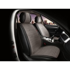 Накидки на передние сиденья CarFashion MONACO PRO FRONT, черный/т.серый/серый/серый