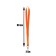 Badge tape width-20 mm, length-90 cm with metal carbine, orange