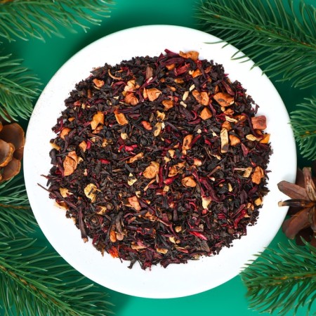 Black tea "Happiness in the new year!" with a taste of mulled wine, 50 g-2