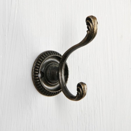 Furniture tundra hook TKD013, two -rod, bronze-1