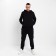 Male costume (sweatshirt/pants), black color, size 46 (m)