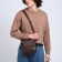 Male bag, brown color