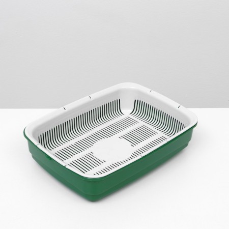 The tray is large with the Atlantis “Standard” net, 42 x 31 x 10 cm, green,-2