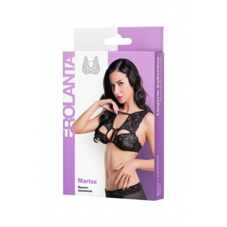 Bralett lace Erolata Lingerie Collection, size 42-44, black color-8