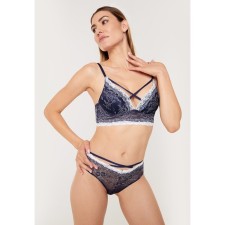 Women's bras Nora, size 70a, blue color