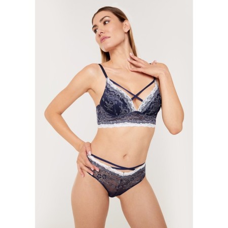Women's bras Nora, size 70a, blue color