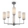 Caustra Freya Fr5184PL-06CH AGNES, 600x600x613 mm, E14, 6x60W, chromium color